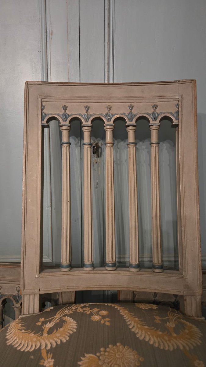 Set Of Eight Parisian Neoclassical Chairs — 18th Century. Paris, Circa 1785–1795 -photo-5