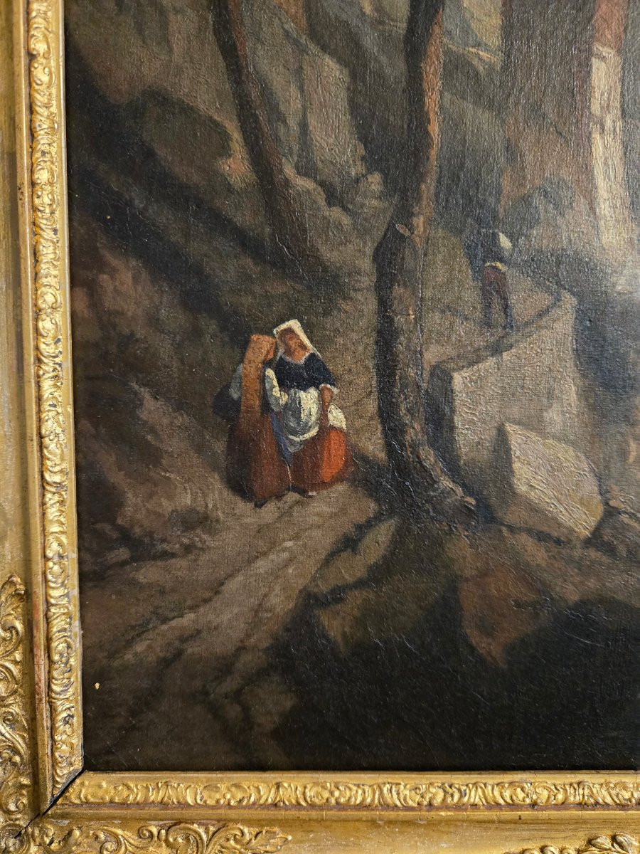 Italianate Landscape Circa 1840, Durand-ruel Gallery. -photo-2