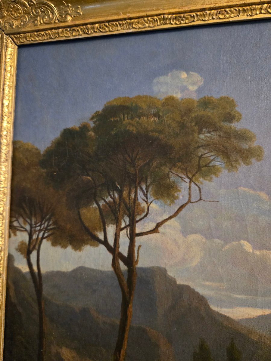 Italianate Landscape Circa 1840, Durand-ruel Gallery. -photo-4