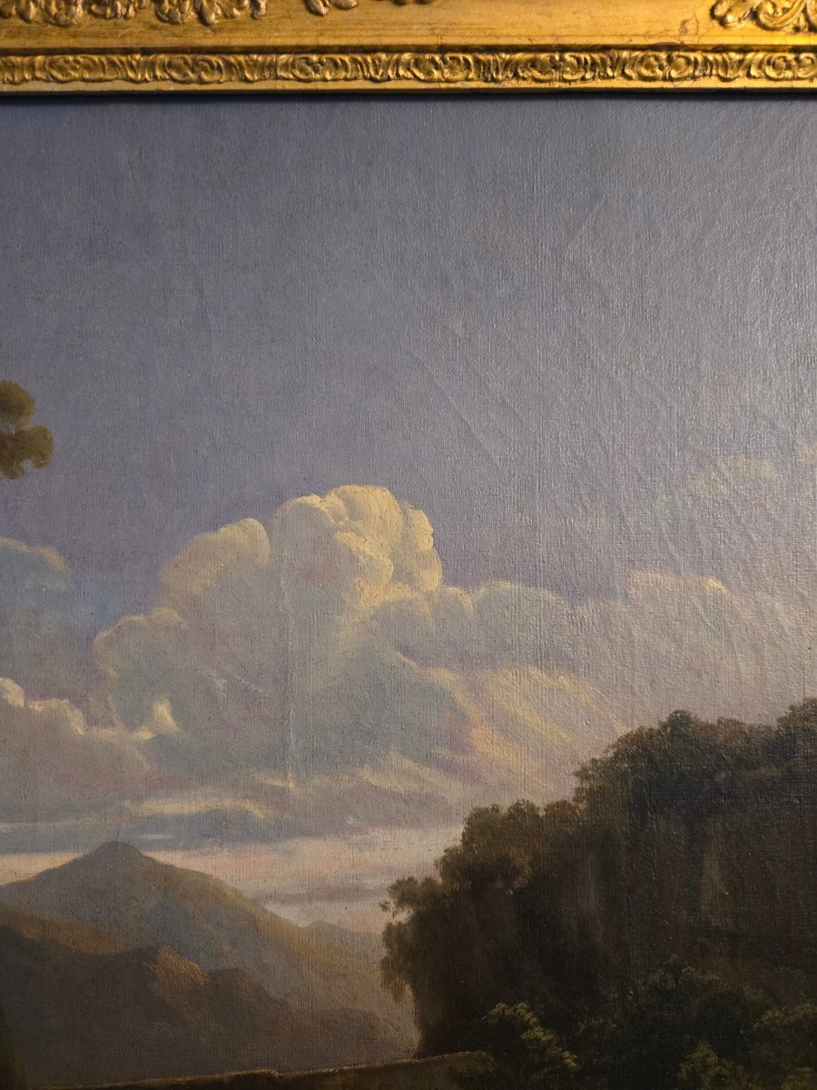 Italianate Landscape Circa 1840, Durand-ruel Gallery. -photo-1