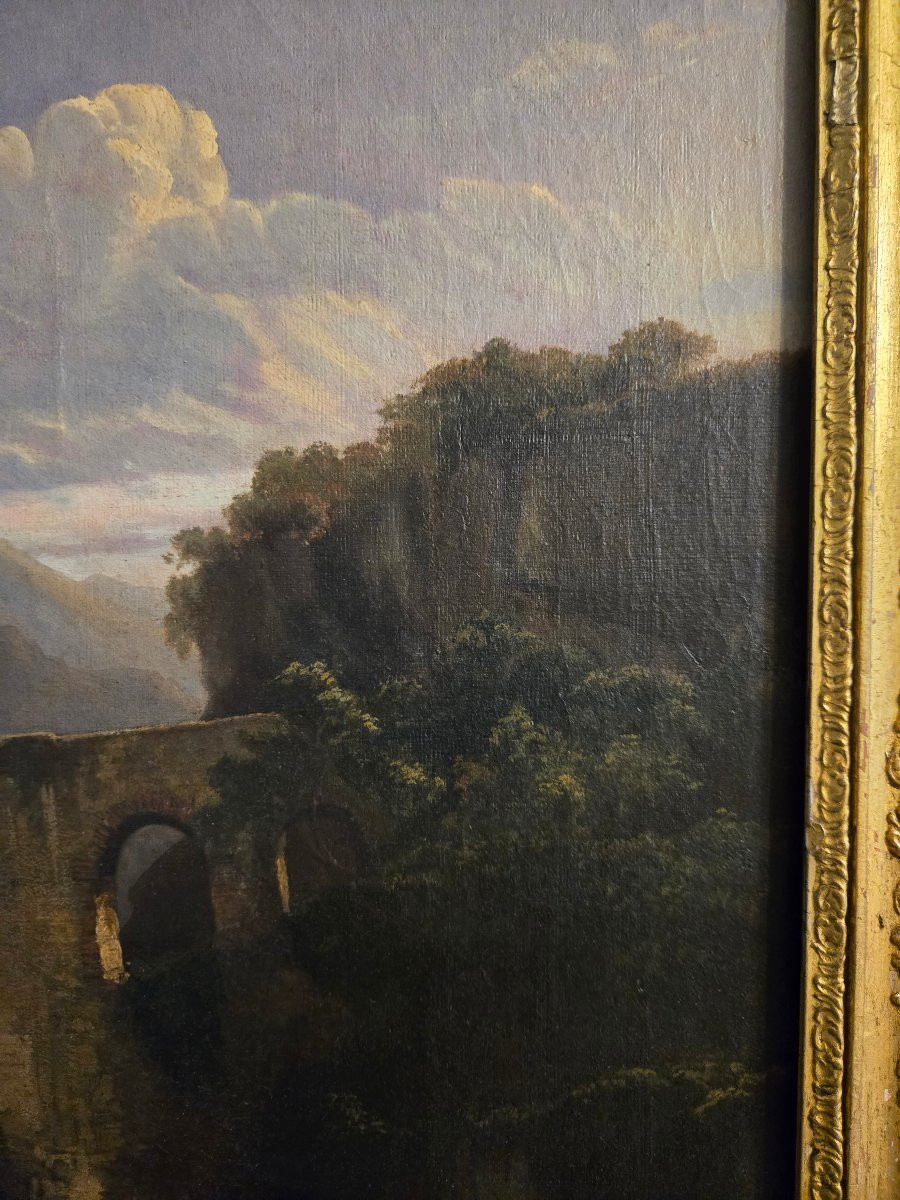 Italianate Landscape Circa 1840, Durand-ruel Gallery. -photo-3