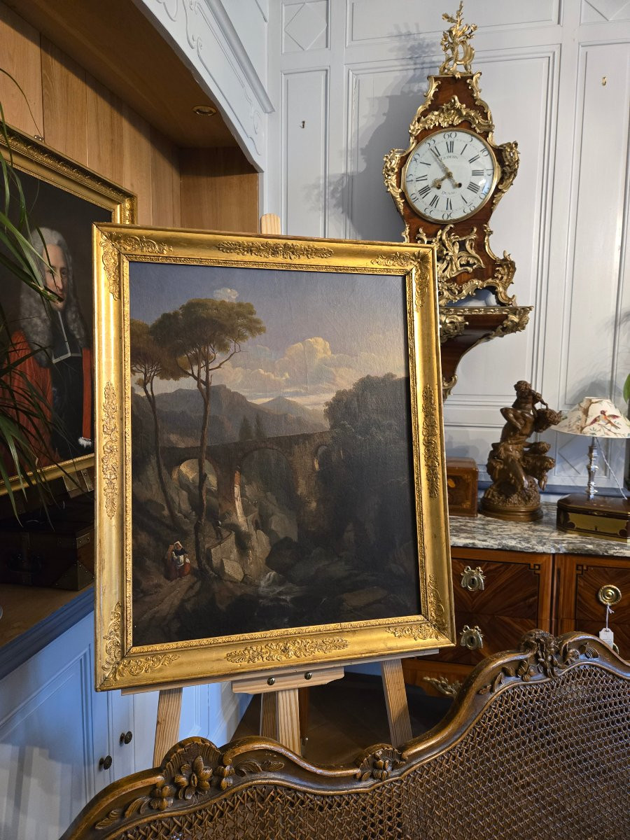 Italianate Landscape Circa 1840, Durand-ruel Gallery. -photo-6