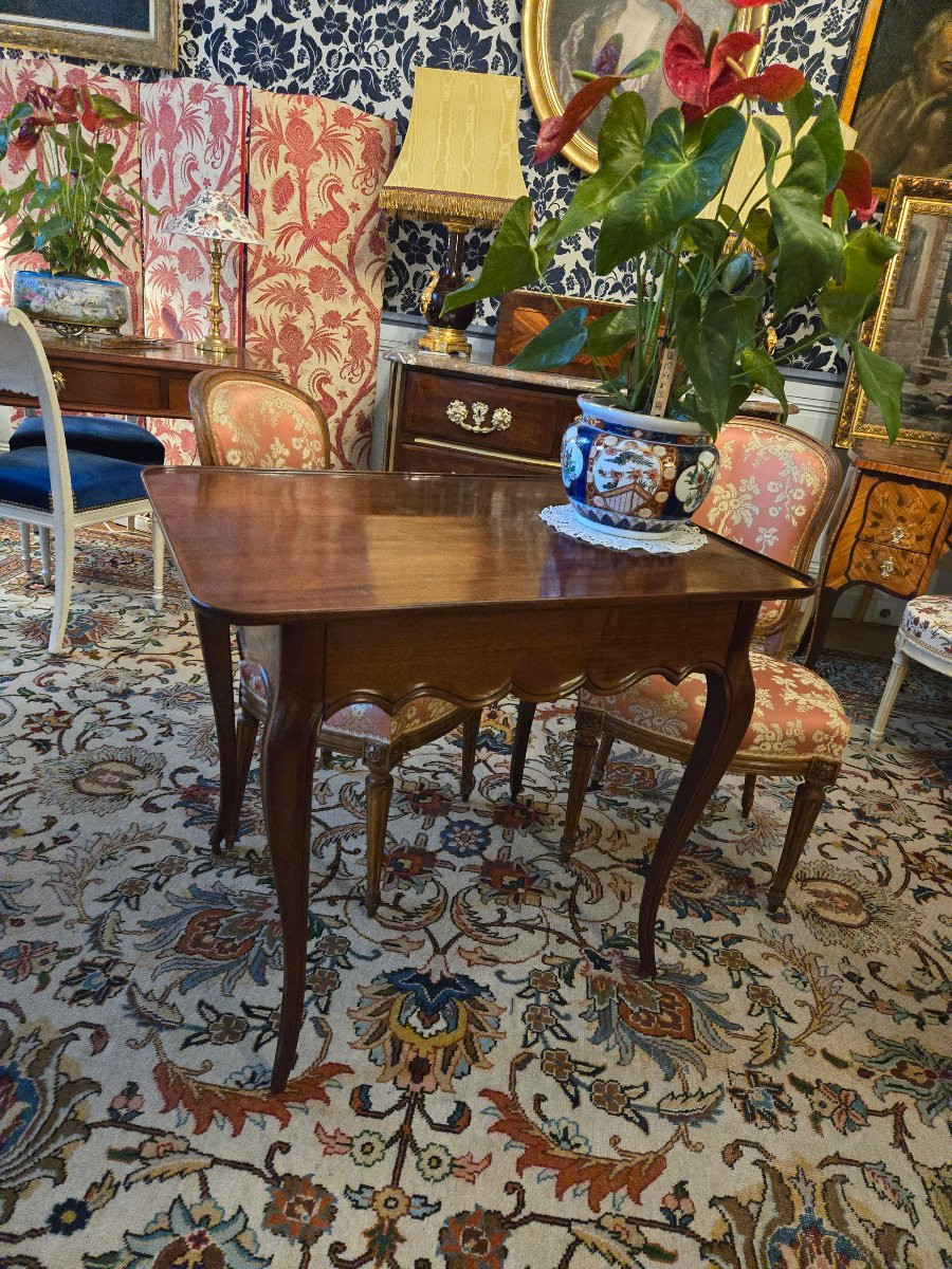 Mahogany Cabaret Table, Louis XV Period.-photo-8