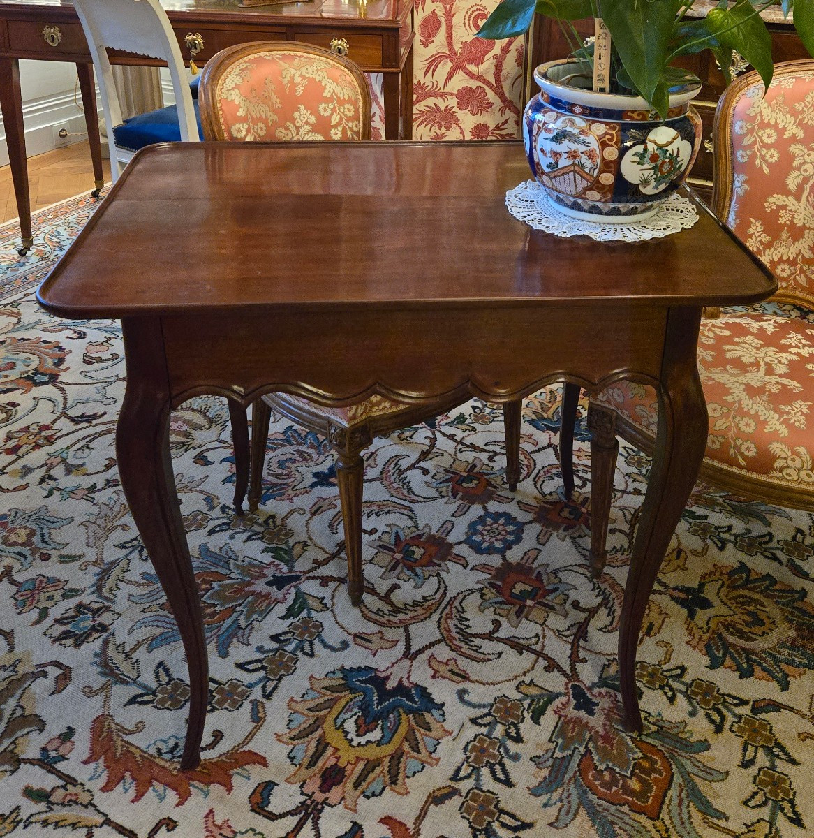 Mahogany Cabaret Table, Louis XV Period.