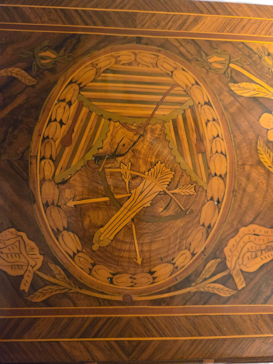 Coffret de table néo-classique civique. Alsace, époque Louis XVI-photo-1