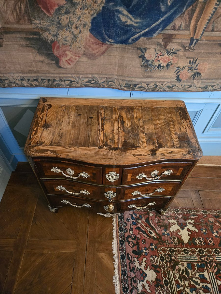 Regency Commode Stamped J.-c. Saunier, Paris, First Half Of The 18th Century-photo-4