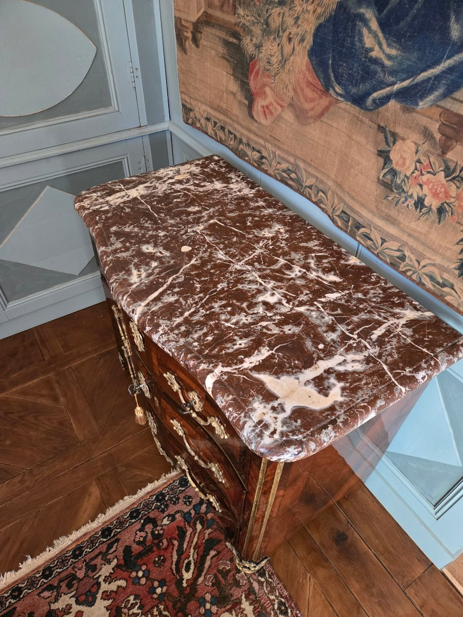 Regency Commode Stamped J.-c. Saunier, Paris, First Half Of The 18th Century-photo-6