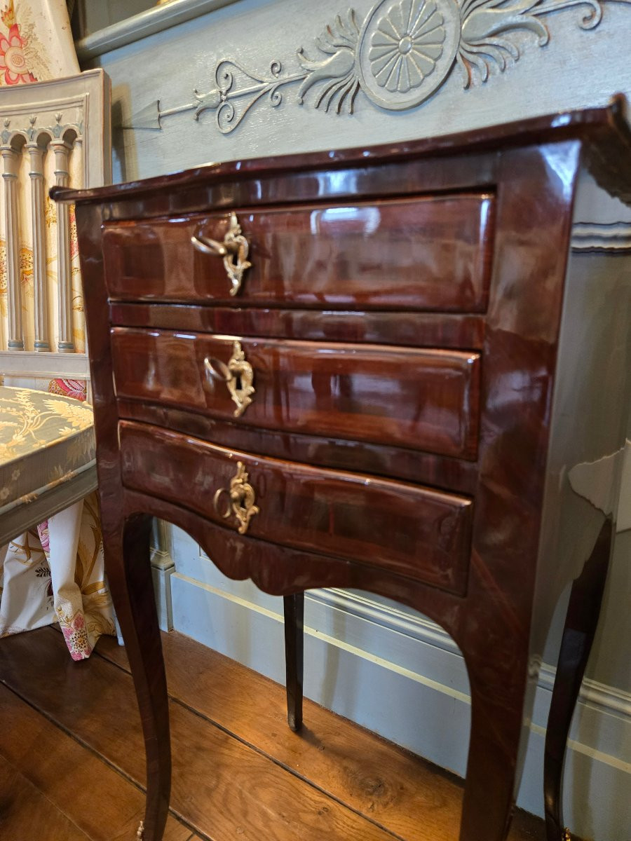 Louis XV Period Chiffonnier/salon. Parisian Work, Circa 1730.  -photo-4