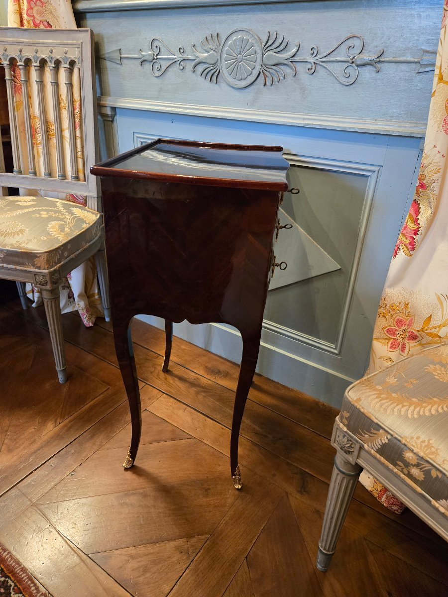 Louis XV Period Chiffonnier/salon. Parisian Work, Circa 1730.  -photo-7