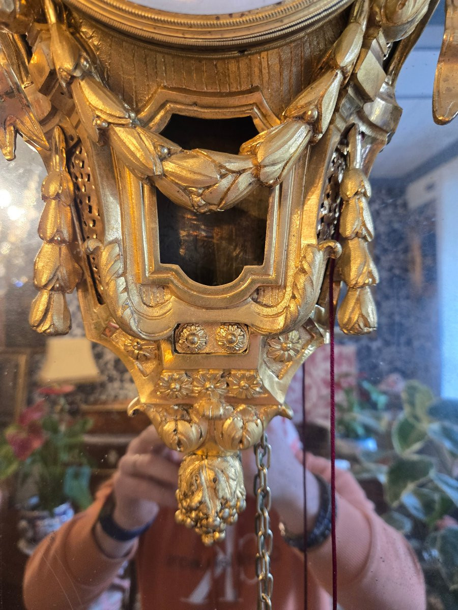 Louis XVI Period Alcove Clock With A Striking Mechanism On Demand.  -photo-2