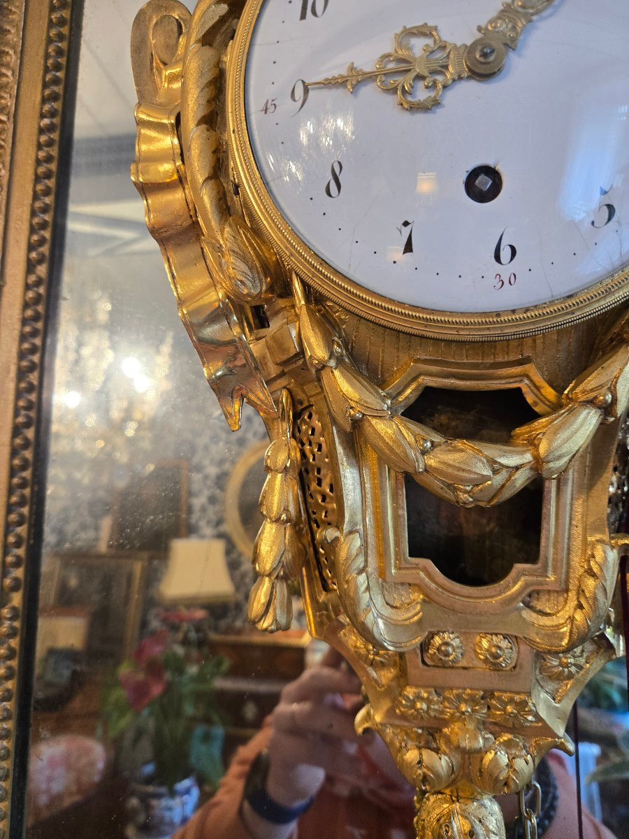 Louis XVI Period Alcove Clock With A Striking Mechanism On Demand.  -photo-2