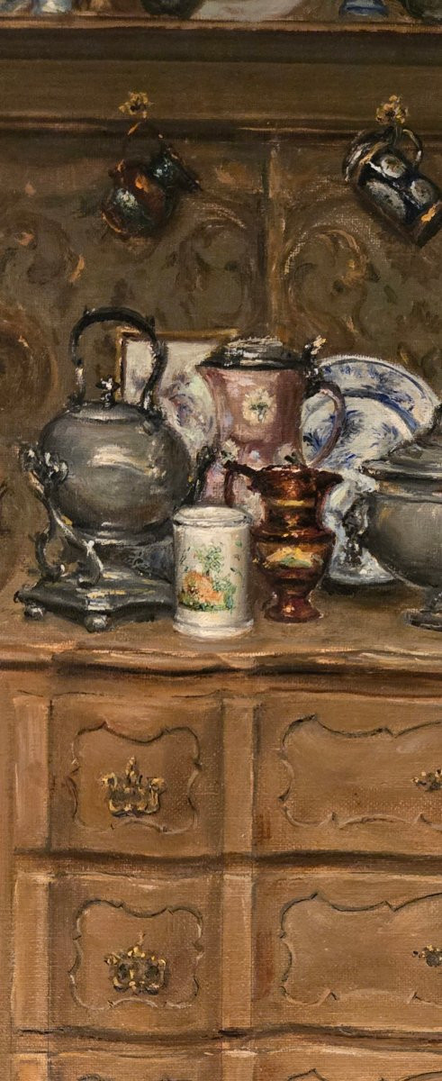 Interior Of An Antique Shop, Jean-baptiste Coene (1805–1850).  -photo-4