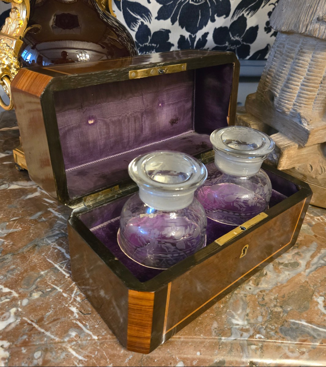 Nécessaire à parfums ou à onguents, Époque Napoléon III.  