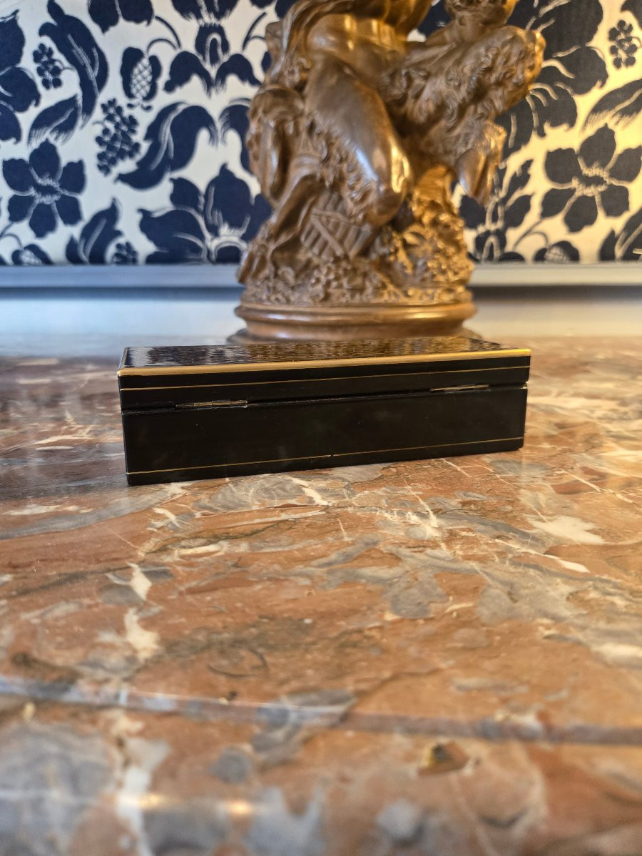 Small Box From The Napoleon III Period, Second Half Of The 19th Century.   -photo-4
