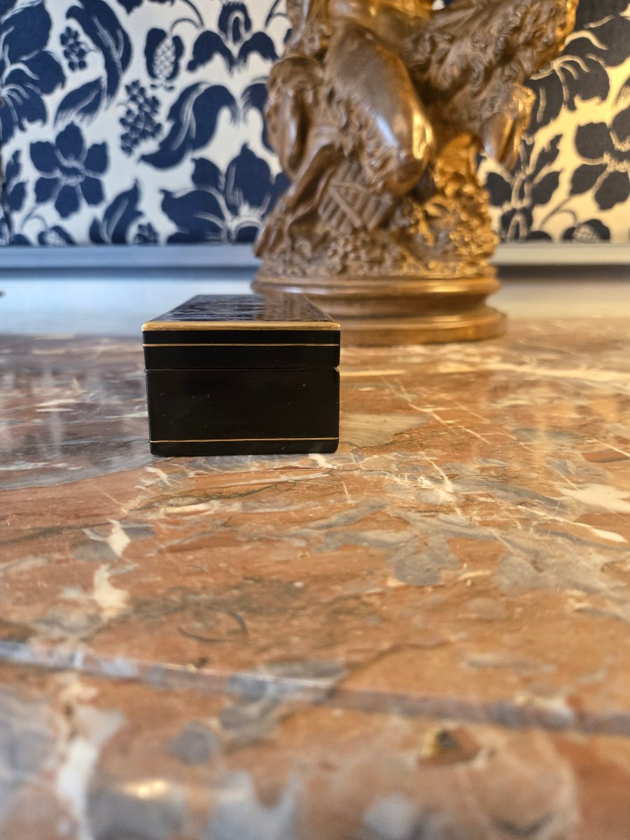Small Box From The Napoleon III Period, Second Half Of The 19th Century.   -photo-1