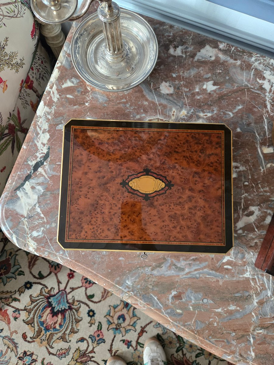 Game Box Or Token Box – Napoleon III Era.  -photo-1