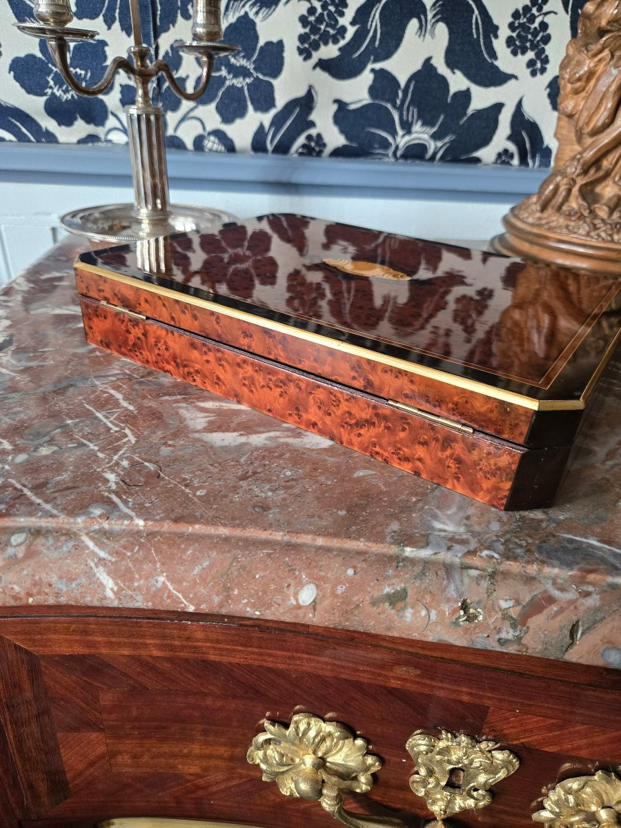 Game Box Or Token Box – Napoleon III Era.  -photo-4