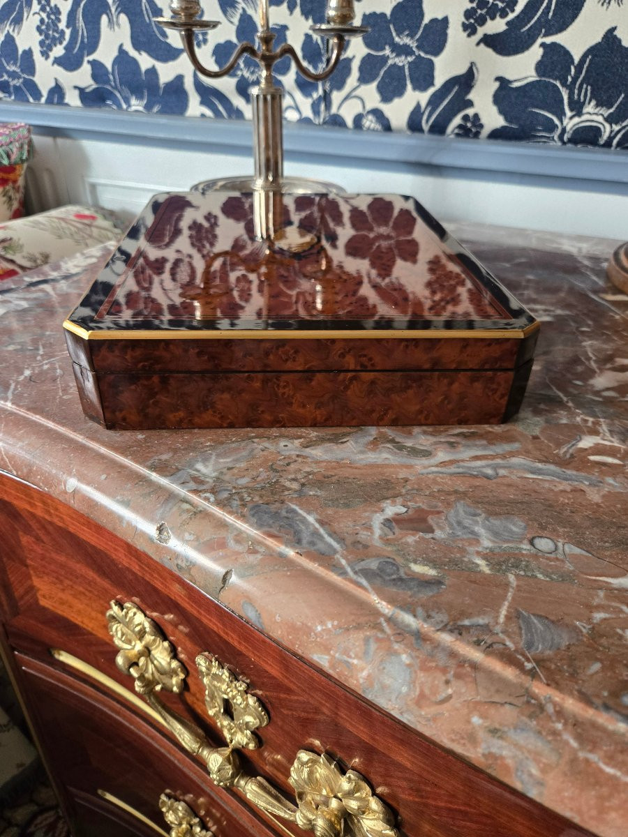 Game Box Or Token Box – Napoleon III Era.  -photo-5