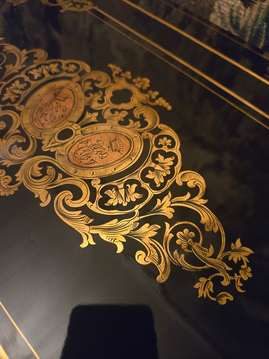 Important Casket With A Count's Crown, Maison Giroux, Paris.  -photo-3