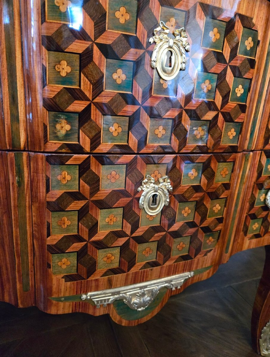 A Greek-style Marquetry Commode, After A Model By Pierre Roussel. -photo-3