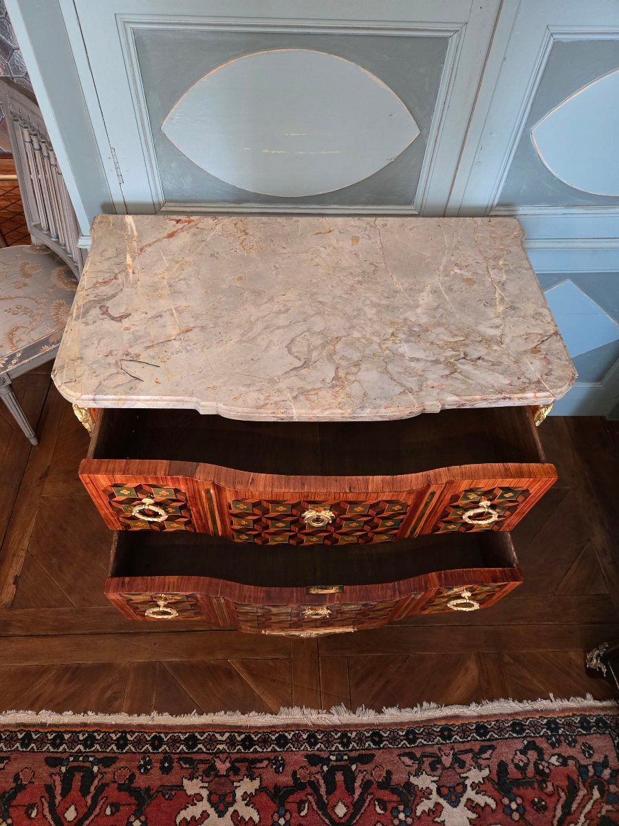 A Greek-style Marquetry Commode, After A Model By Pierre Roussel. -photo-4