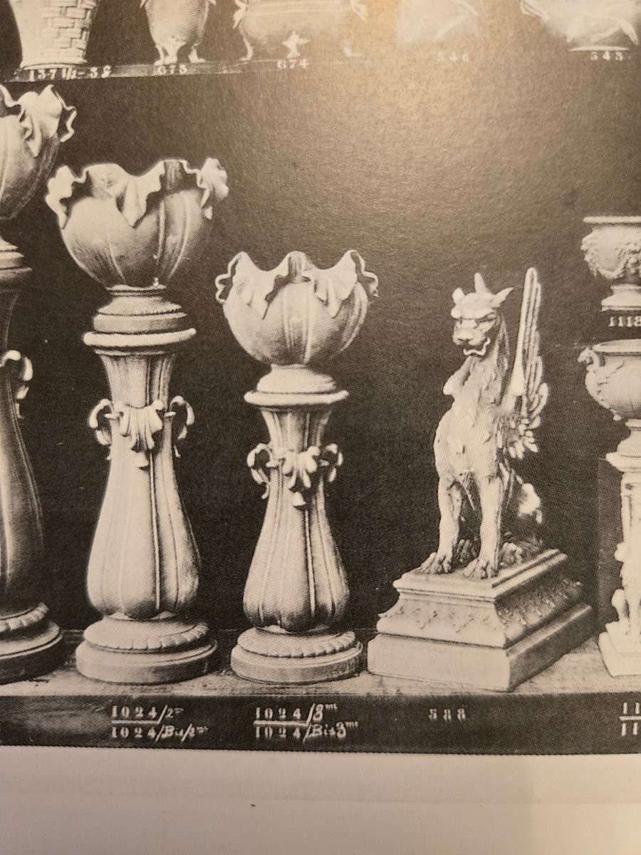 Cache-pot sur colonne Delphin Massier & Cie, Vallauris Vers 1900.  -photo-6