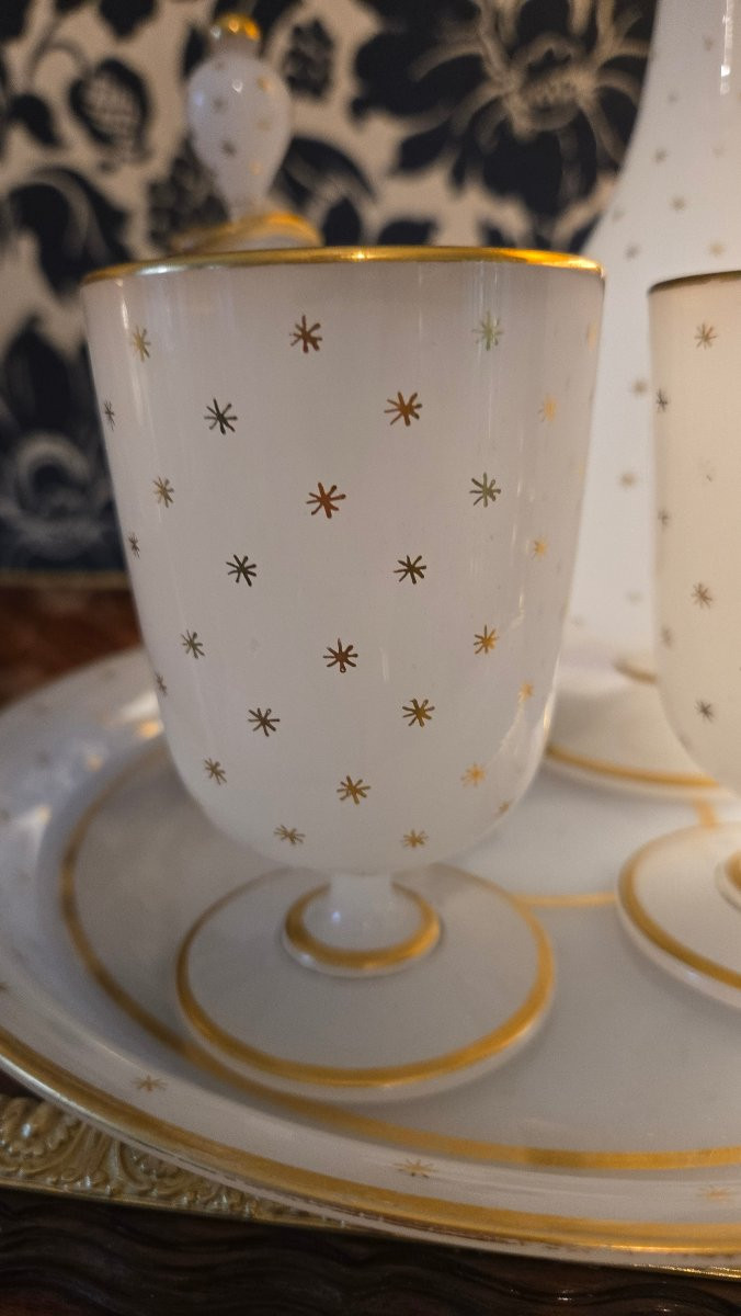 White Opaline Night Service – Charles X Period (1820–1830)-photo-2