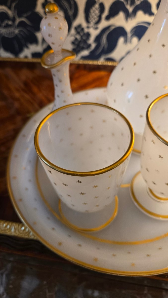 White Opaline Night Service – Charles X Period (1820–1830)-photo-3