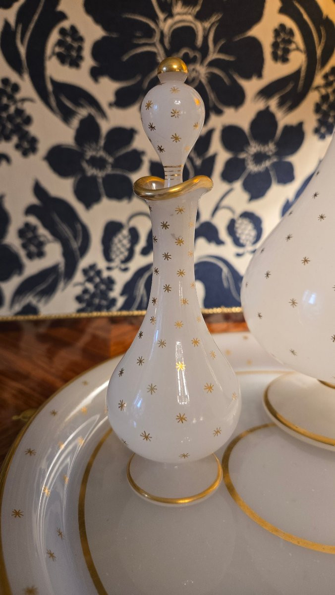 White Opaline Night Service – Charles X Period (1820–1830)-photo-2