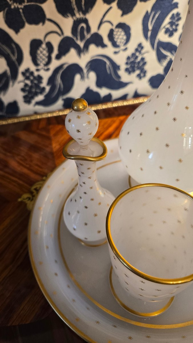 White Opaline Night Service – Charles X Period (1820–1830)-photo-4