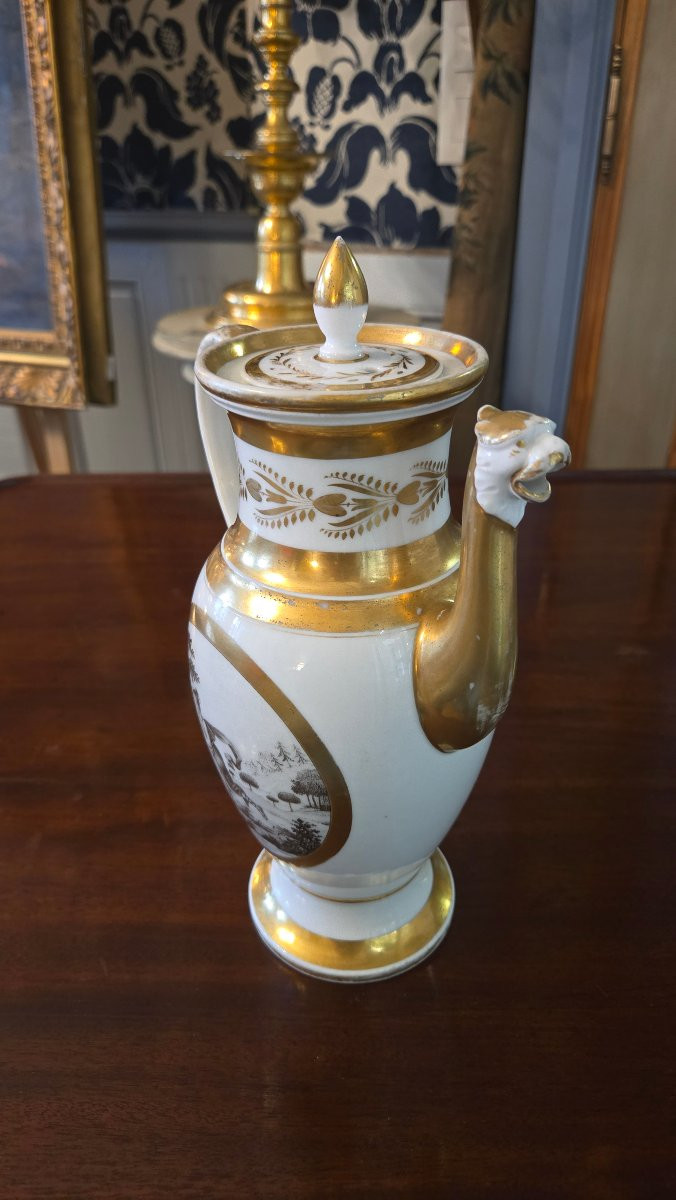Porcelain Teapot – Empire Period, Early 19th Century-photo-5