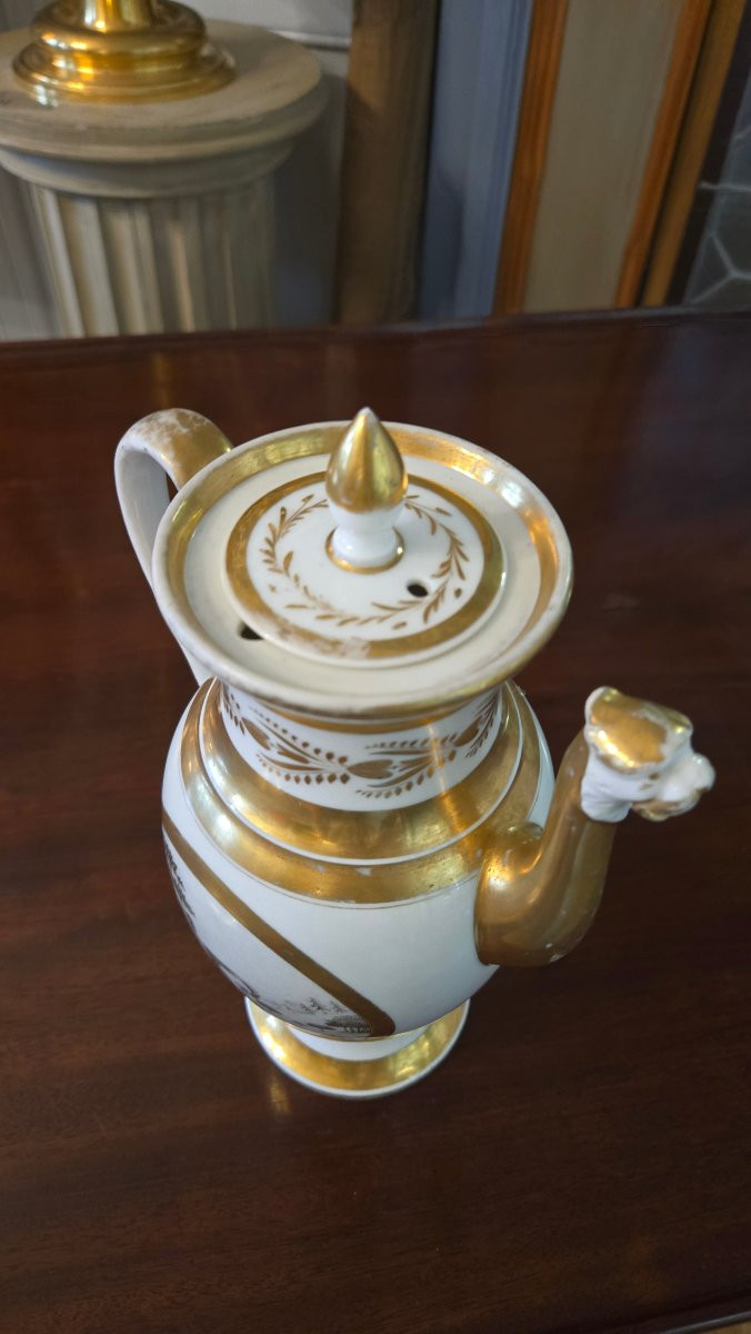 Porcelain Teapot – Empire Period, Early 19th Century-photo-6