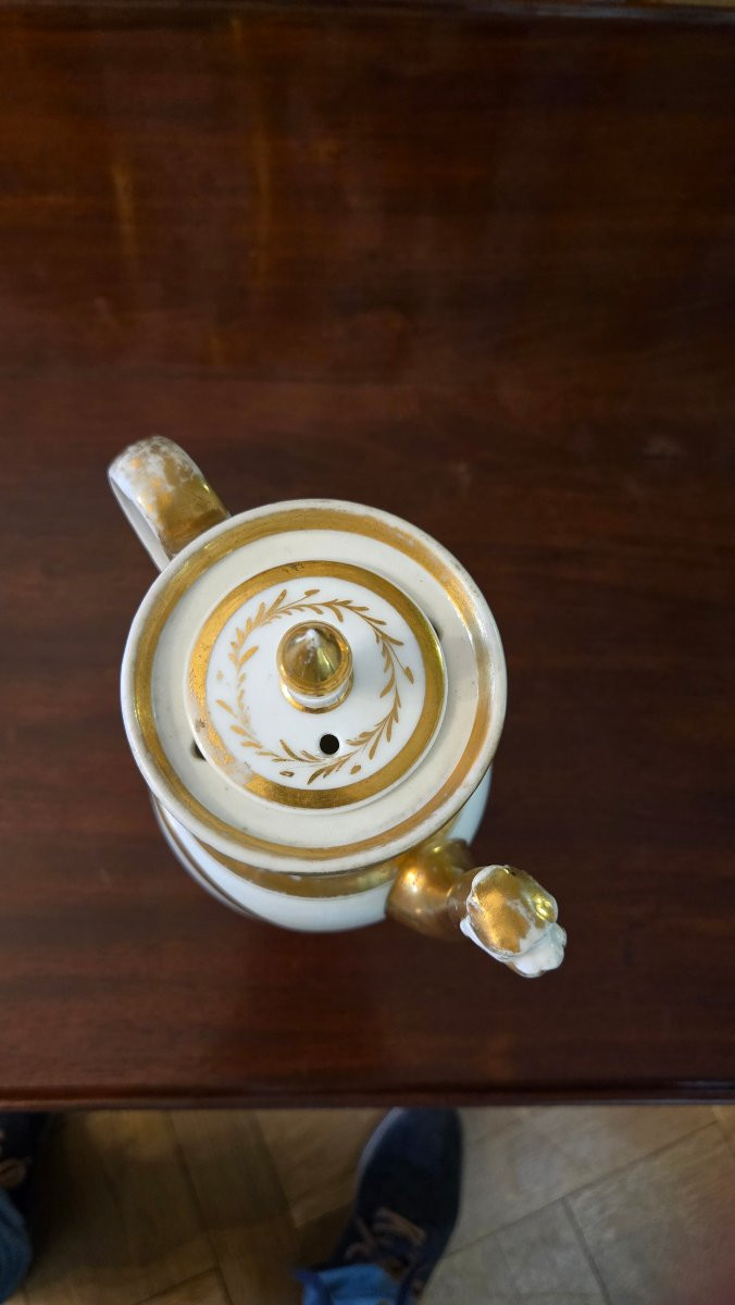 Porcelain Teapot – Empire Period, Early 19th Century-photo-8