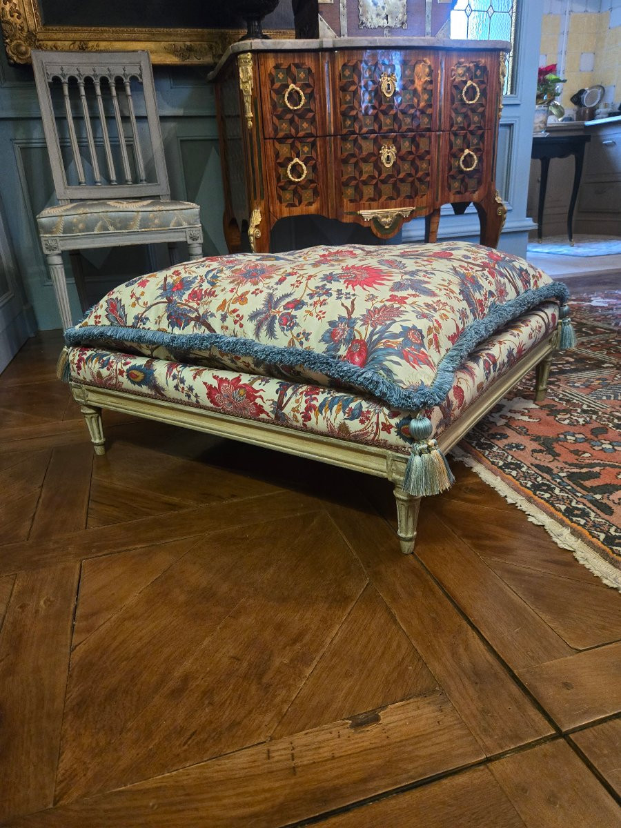 Tabouret Louis XVI pour chien– Château de Foulletorte – Famille de Malherbe.  -photo-8