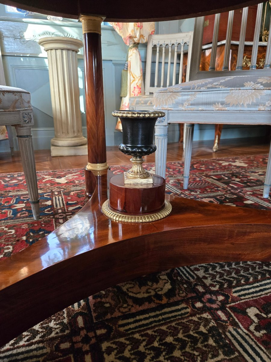 Table à déjeuner Empire en guéridon tripode, Paris, vers 1815-photo-2