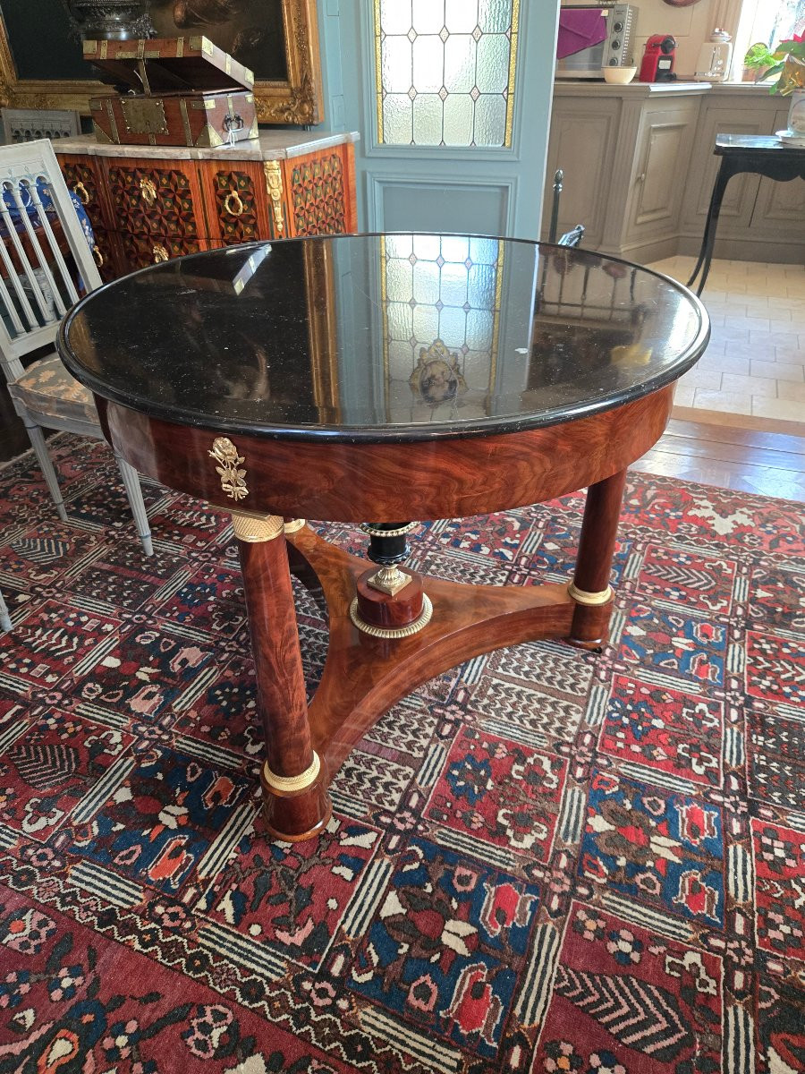 Table à déjeuner Empire en guéridon tripode, Paris, vers 1815-photo-5