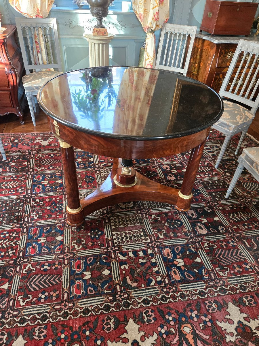 Table à déjeuner Empire en guéridon tripode, Paris, vers 1815-photo-6
