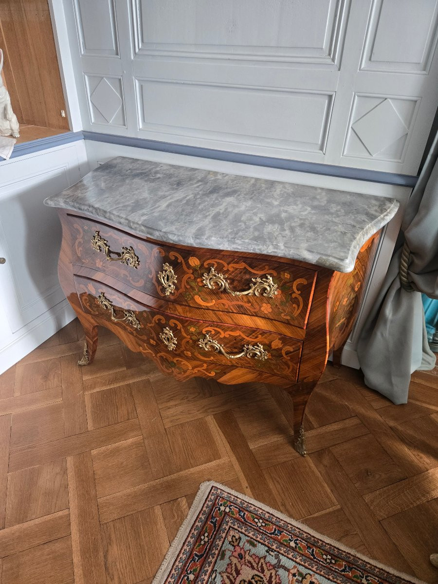 Louis XV Period Commode, Eastern French Work, 18th Century.  -photo-1