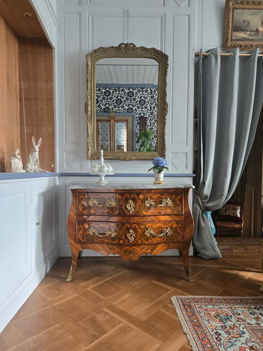 Louis XV Period Commode, Eastern French Work, 18th Century.  -photo-8