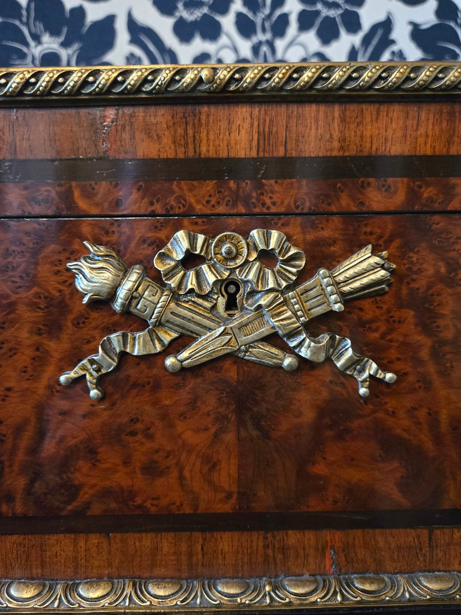 Important Shawl Box, Paris, Napoleon III Period.   -photo-4