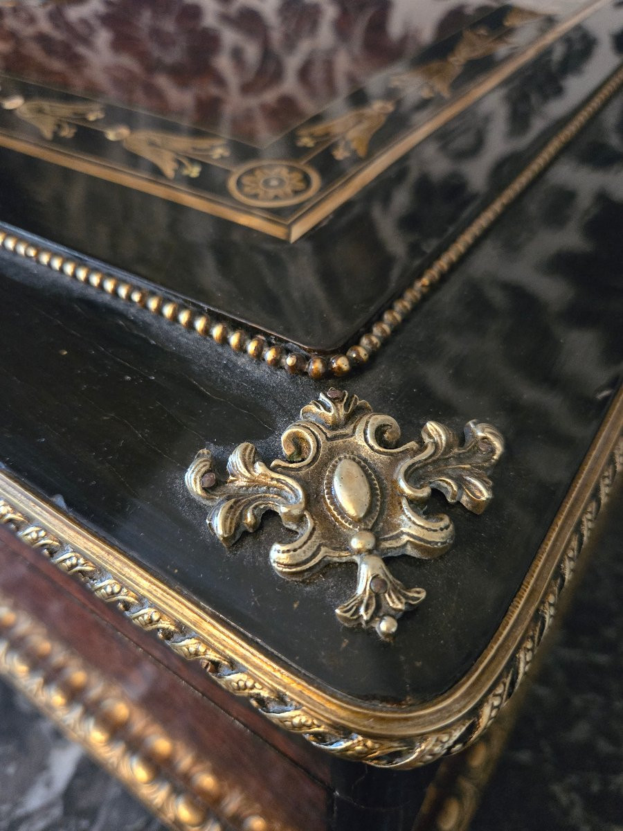 Important Shawl Box, Paris, Napoleon III Period.   -photo-2