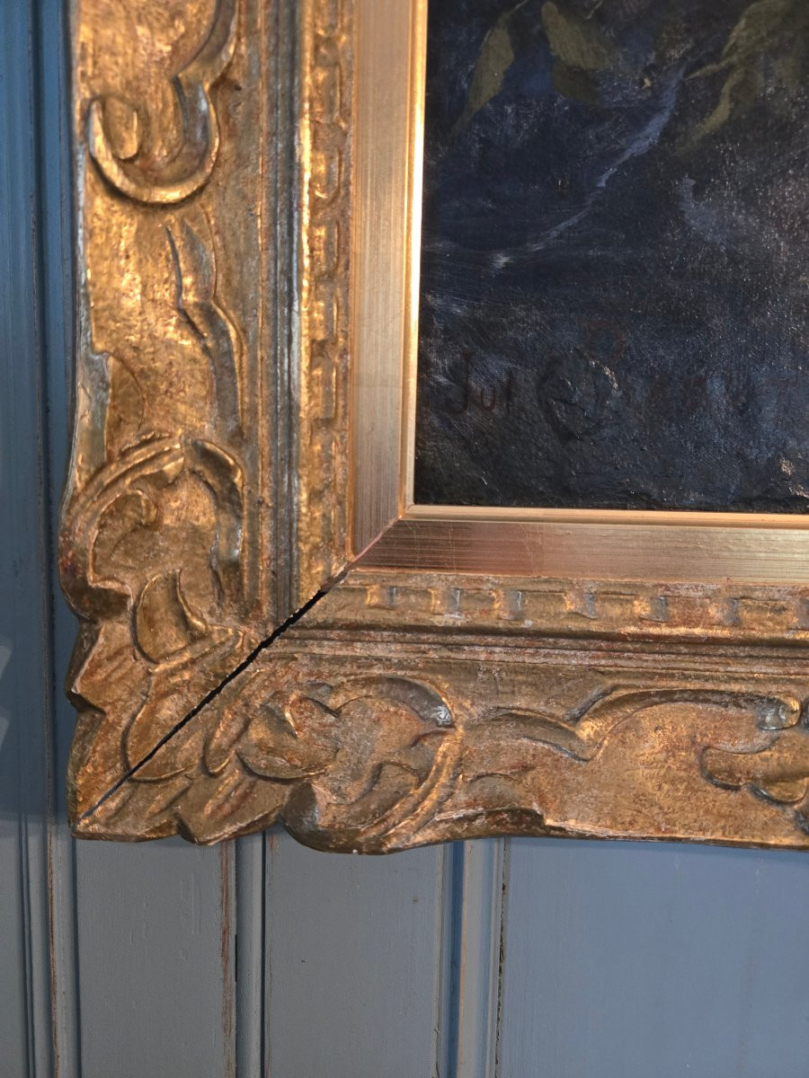 Still Life With A Bouquet Of Flowers In An Earthenware Vase. Signed Jules Ragot (1835-1912).-photo-5