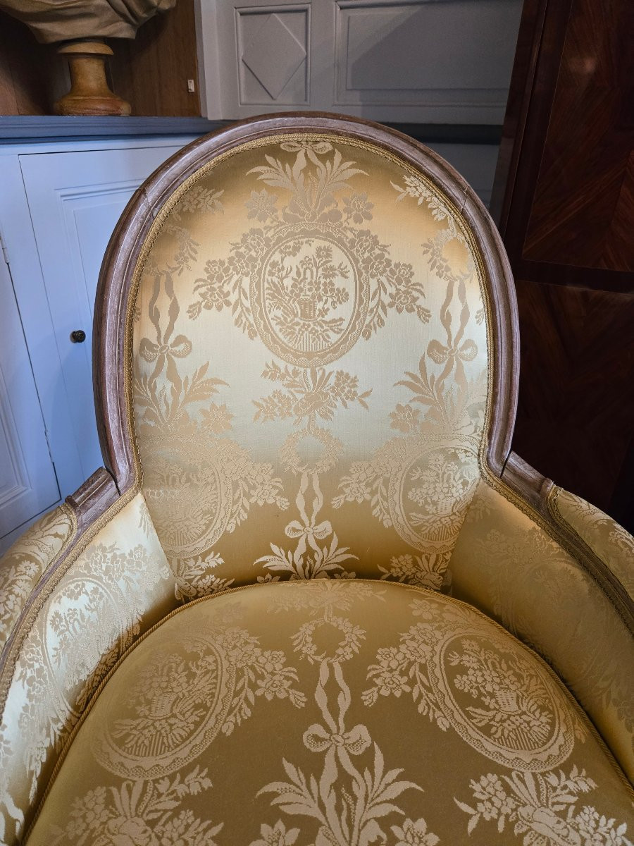 Pair Of Transition Louis XV - Louis XVI Bergères, Paris, Circa 1775.   -photo-7