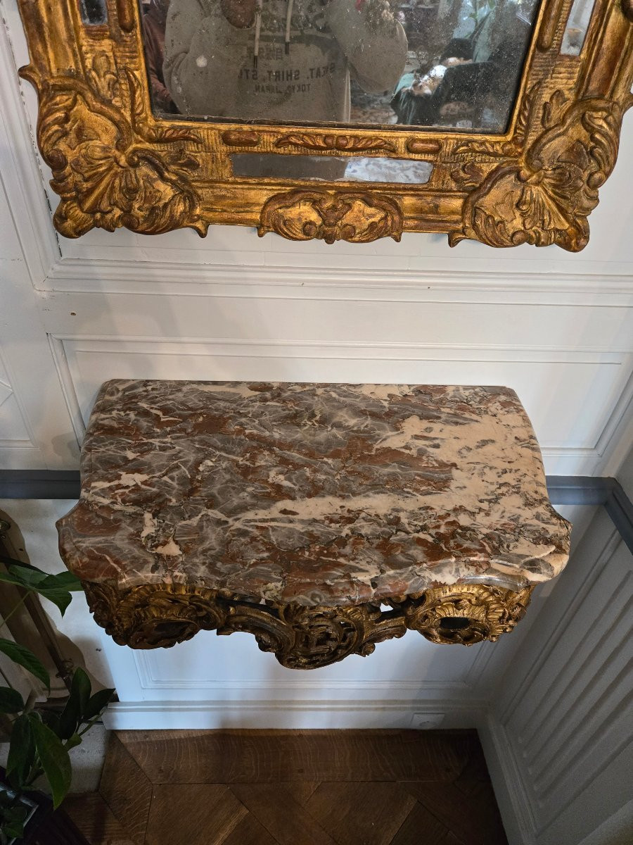 Regency Wall Bracket With Rocaille And Architectural Motifs Evoking The Orient.-photo-3