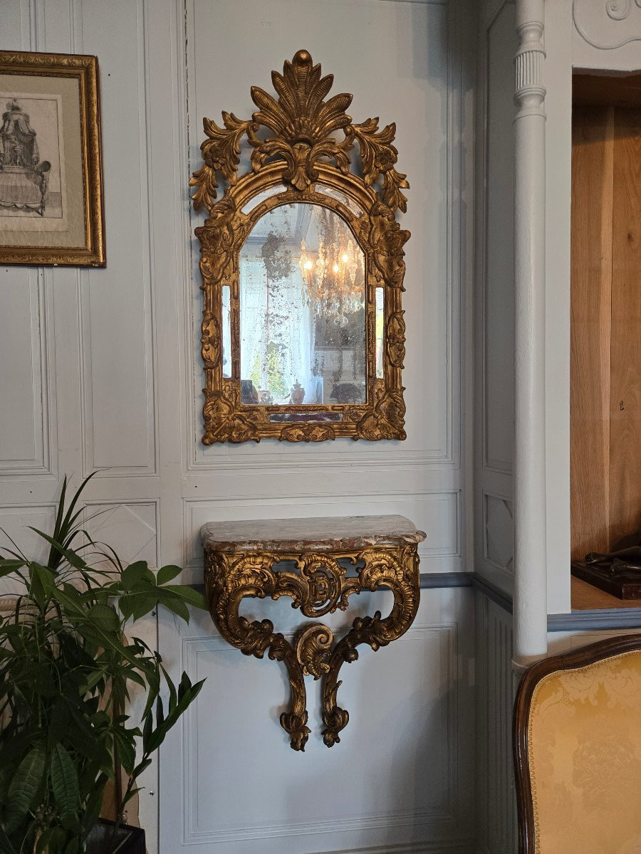 Regency Wall Bracket With Rocaille And Architectural Motifs Evoking The Orient.-photo-8