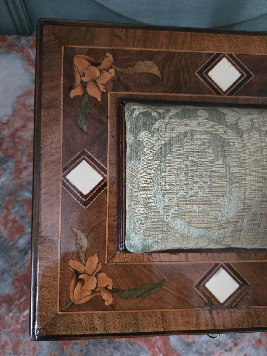 Coffret de dame à ouvrages en marqueterie, travail rhénan, louis XIV, début du XVIIIe siècle,  -photo-3