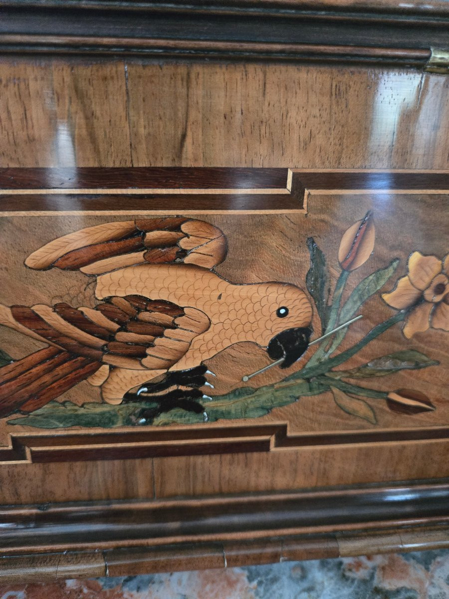 Coffret de dame à ouvrages en marqueterie, travail rhénan, louis XIV, début du XVIIIe siècle,  -photo-3