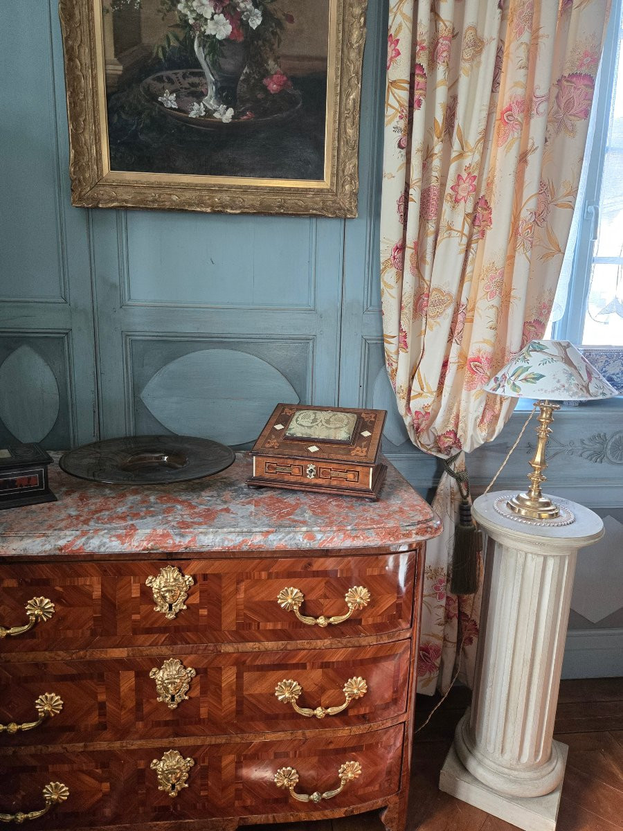 Coffret de dame à ouvrages en marqueterie, travail rhénan, louis XIV, début du XVIIIe siècle,  -photo-8