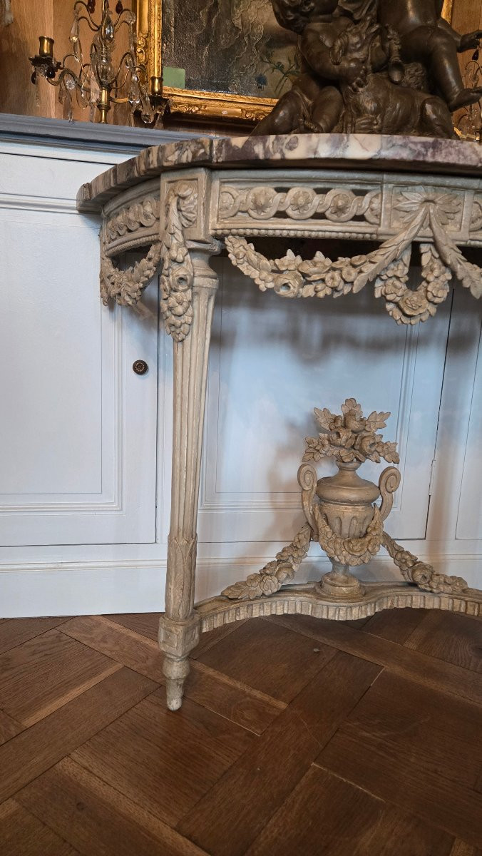 Paire de consoles d’applique néoclassiques, Paris, époque Louis XVI.-photo-2