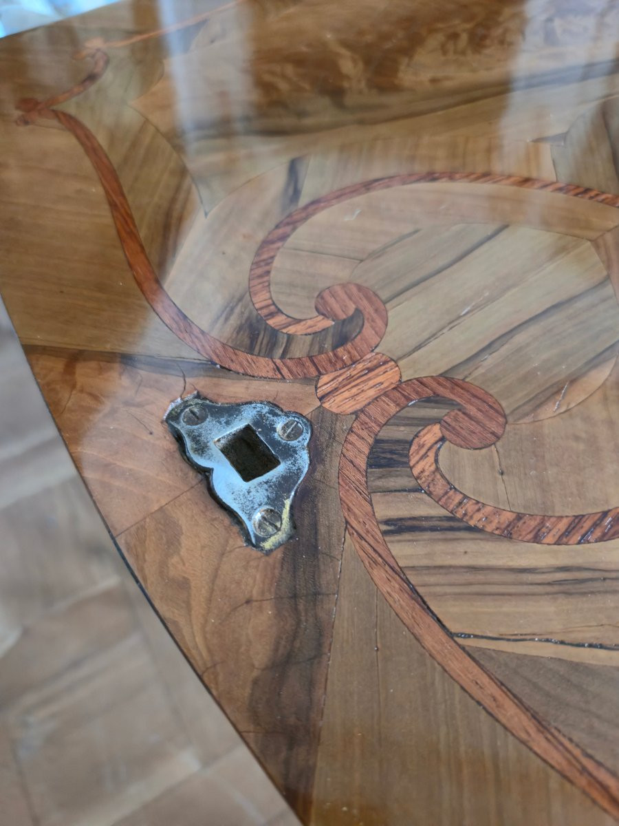 Marquetry Multi-game Table In The Regional Louis XV Style, Attributed To André Mailfert.   -photo-2
